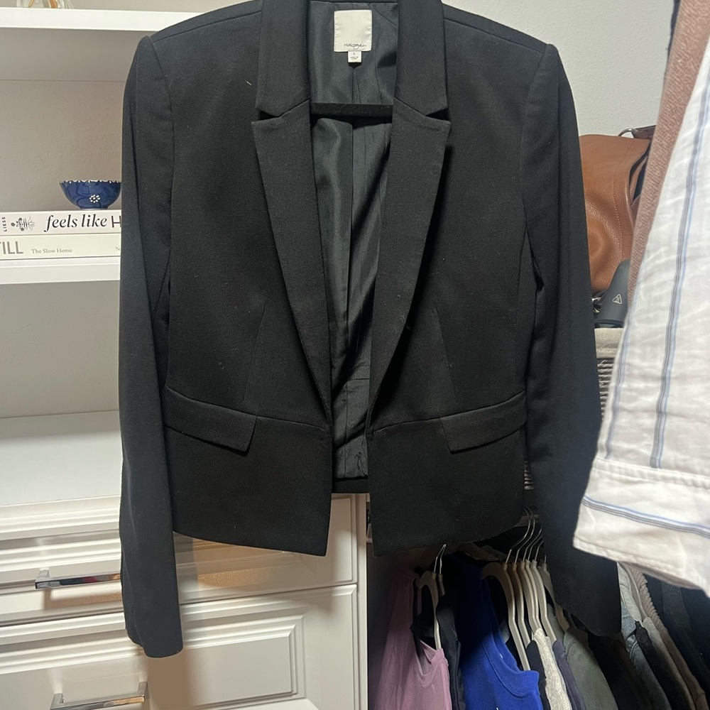 Halogen Charcoal Gray Blazer